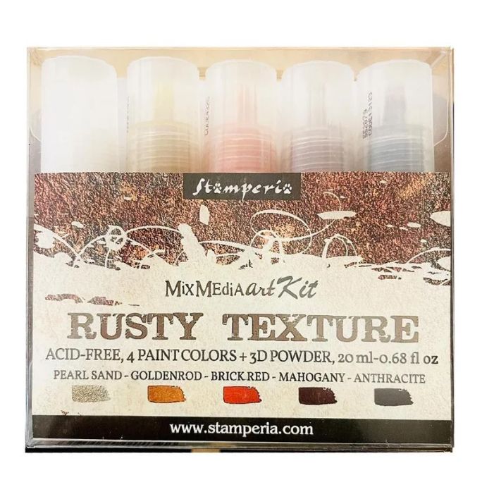 Stamperia - Mixed Media Art Kit, Rusty Texture