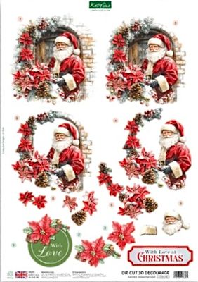 Katy Sue - Santa's Seasonal Visit Single Sheet