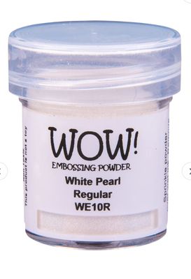 WOW! Embossing Powder - Pearl, White Pearl, Regular