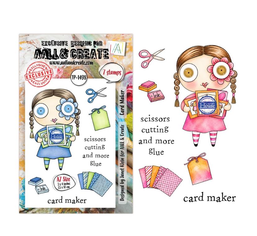 AALL&amp;CREATE - Card Maker, A7 Stamp Set