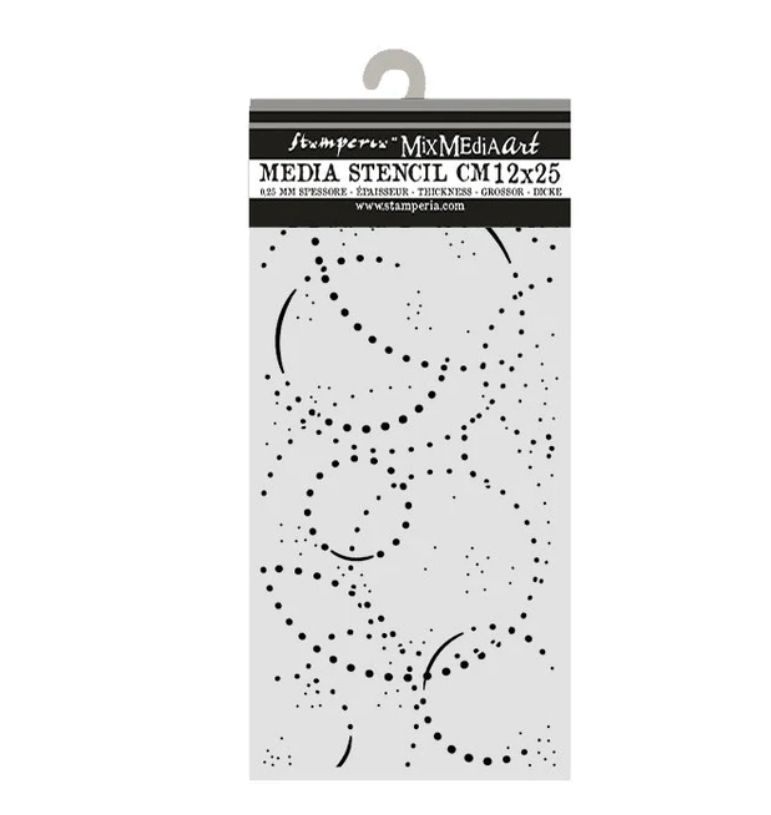 Stamperia - Cosmos Ink Orbits Laser Cut Stencil