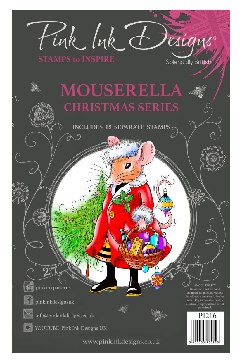 Pink Ink Designs - Mouserella Stamp Set 15pcs