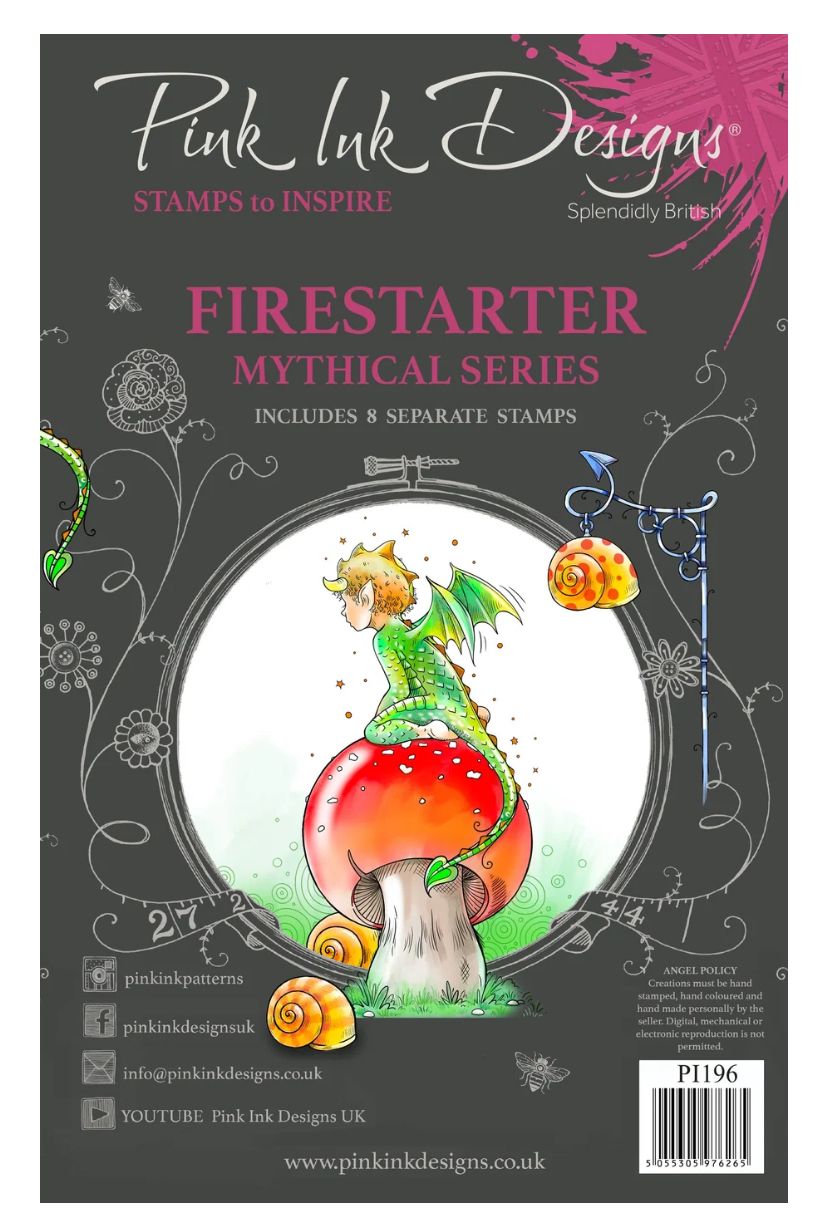 Pink Ink Designs - Firestarter Stamp Set 8pcs