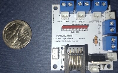 Pinnunciator IO Board for Low Voltage Signals (5V Max) - Common Ground