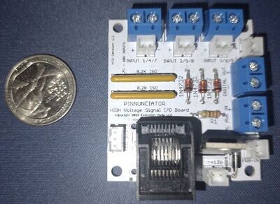 Pinnunciator IO Board for High Voltage Signals (60V Max) - Common Ground