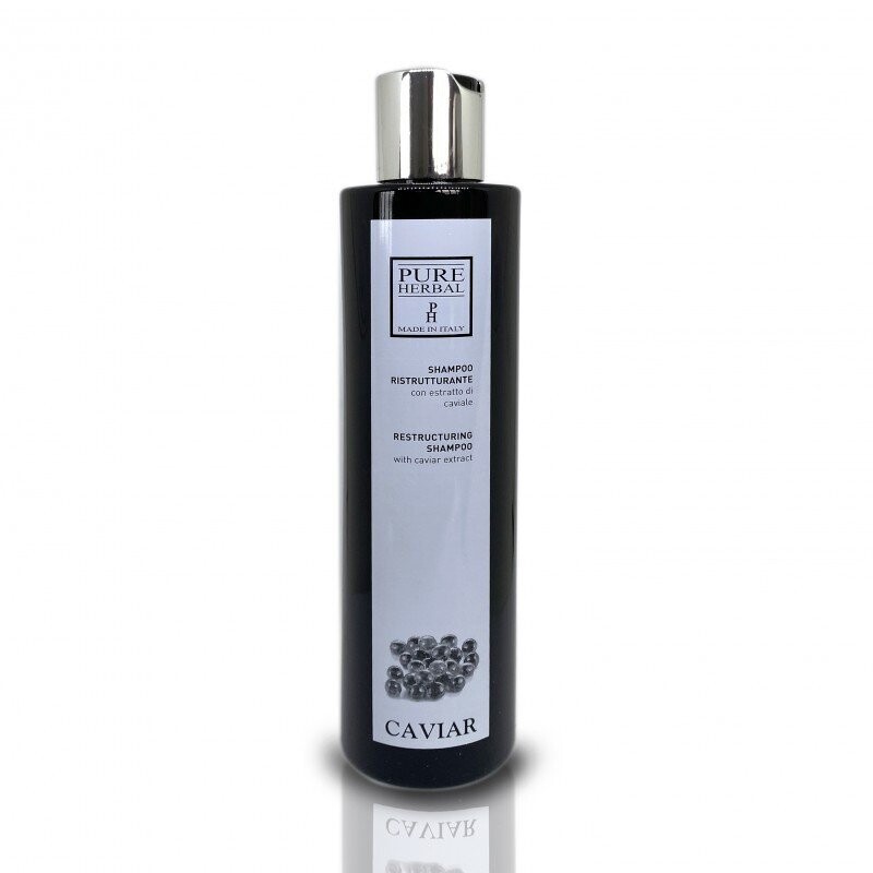 Shampoo ristrutturante al caviale 1000 ml Pure Herbal