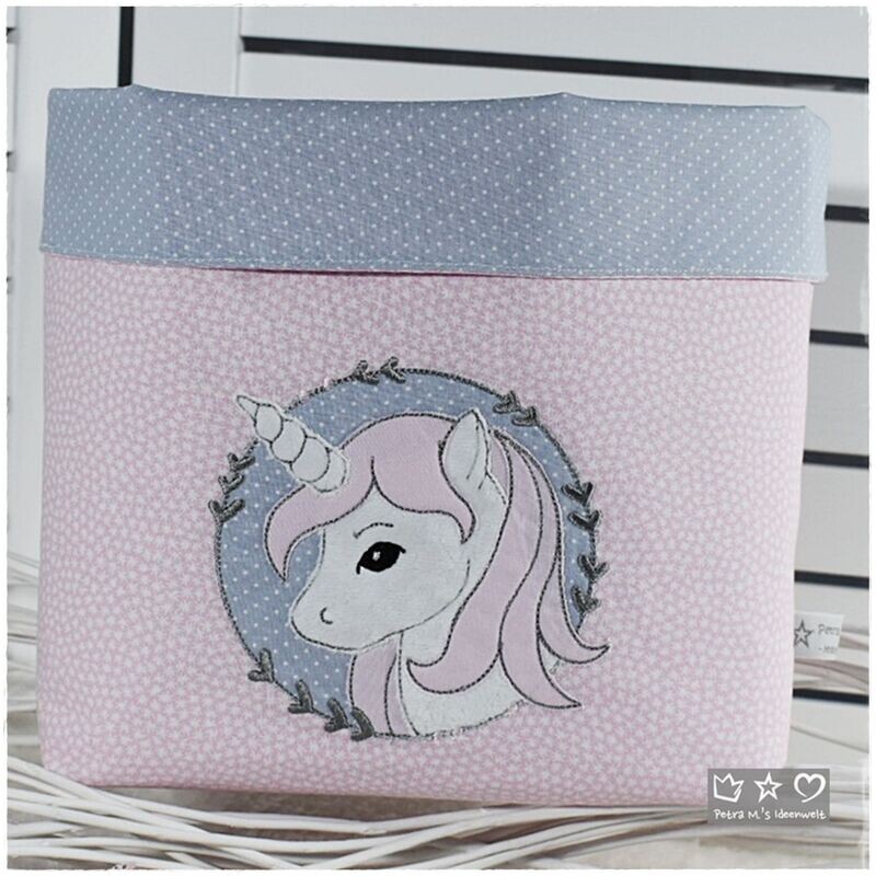 Utensilo 'Button Einhorn', personalisierbar