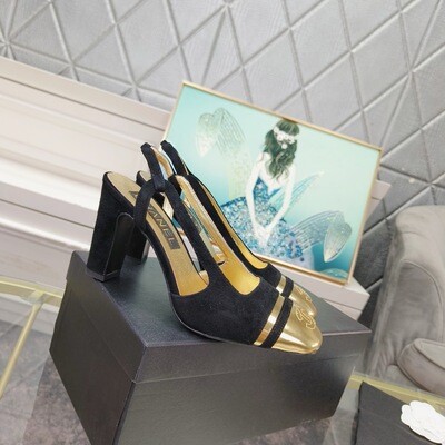 Chanel women chunky heels CLA07