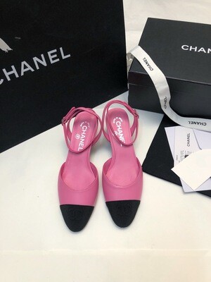 Chanel women chunky heels CLA13
