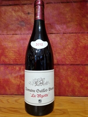 Bourgogne rouge la Myotte 2012 domaine Guillot Broux