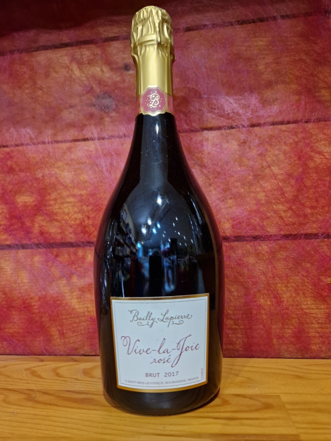 Crémant de Bourgogne Vive La Joie rosé 2017 Bailly Lapierre