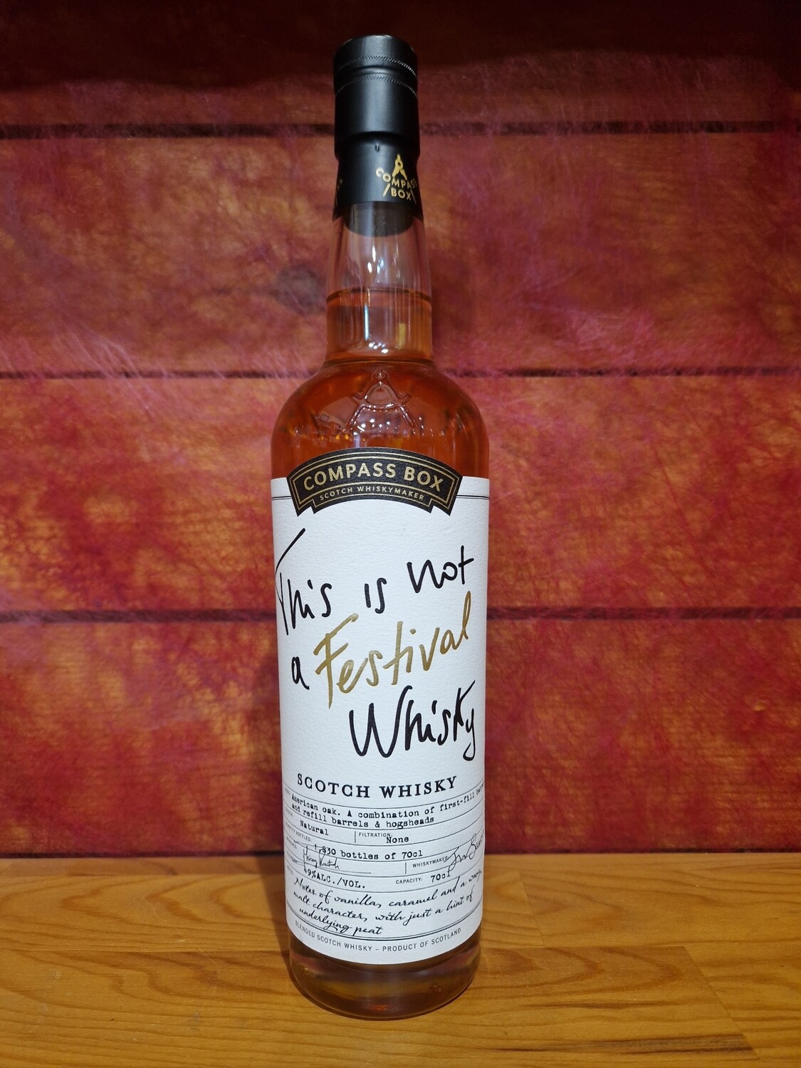 This is not a festival whisky compass box