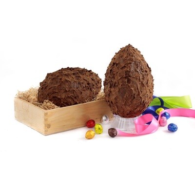 Uovo Pasqua Cioccolato Fondente Perù 80% tartufato 450 g