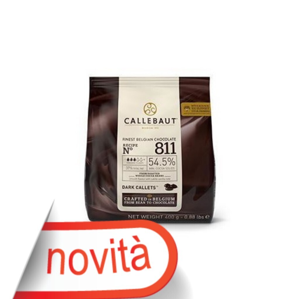 Cioccolato Fondente 54,5% Callebaut Busta da 400 Grammi