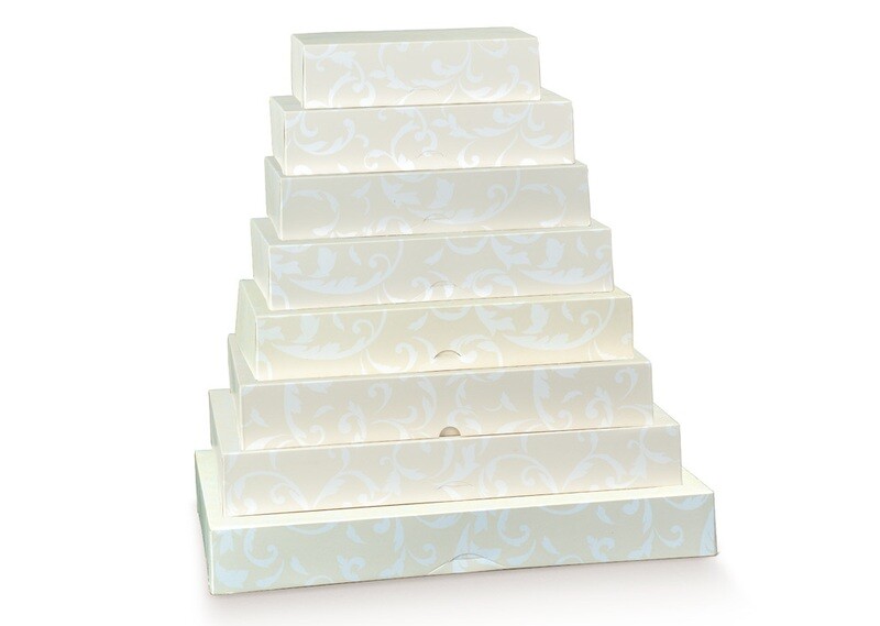 Scatola Dolci Pronta Damascata 32 x 22 x 6 Cm