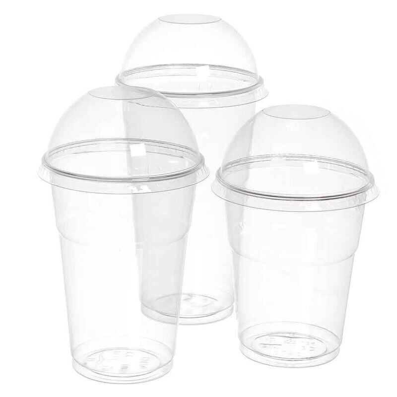 Bicchieri Frappe' Con Coperchio Pz.50