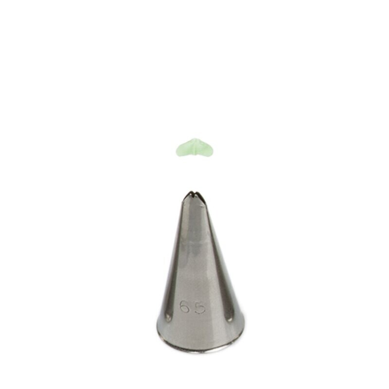 Bocchetta Inox Decorazioni Foglia N.65