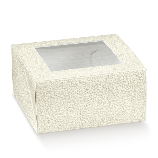 Scatolina Quadrata Con Finestra 10x10