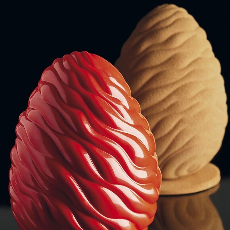 Stampo Termoformato Uova Cioccolato Fluid