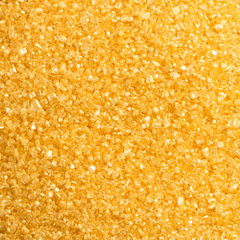 Zucchero Glitterato Colore Oro 100 Grammi