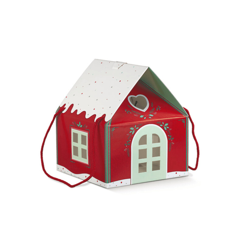Scatola Panettone "Red House"