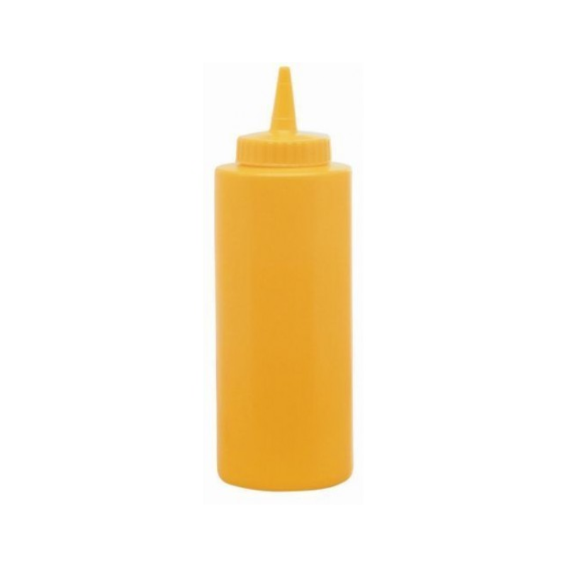 Bottiglia Dispenser in Plastica Colore Giallo 708 Ml