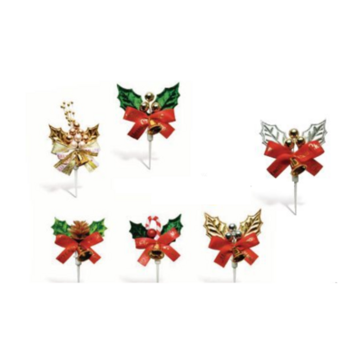 Soggetti Natale Agrifogli Assortiti Pezzi 1