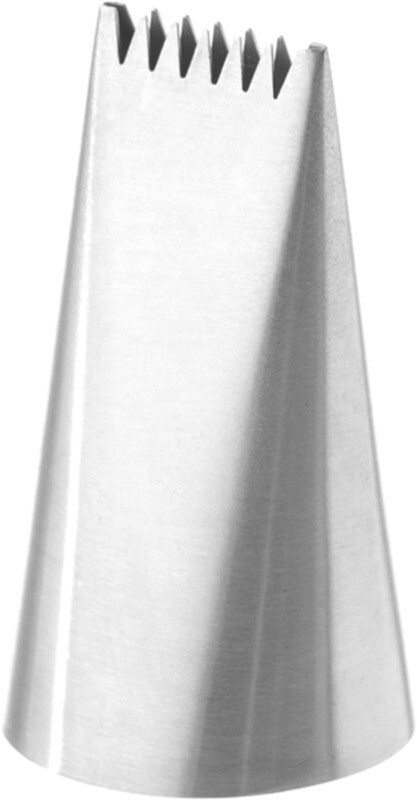 Bocchetta Inox Piatta Dentata