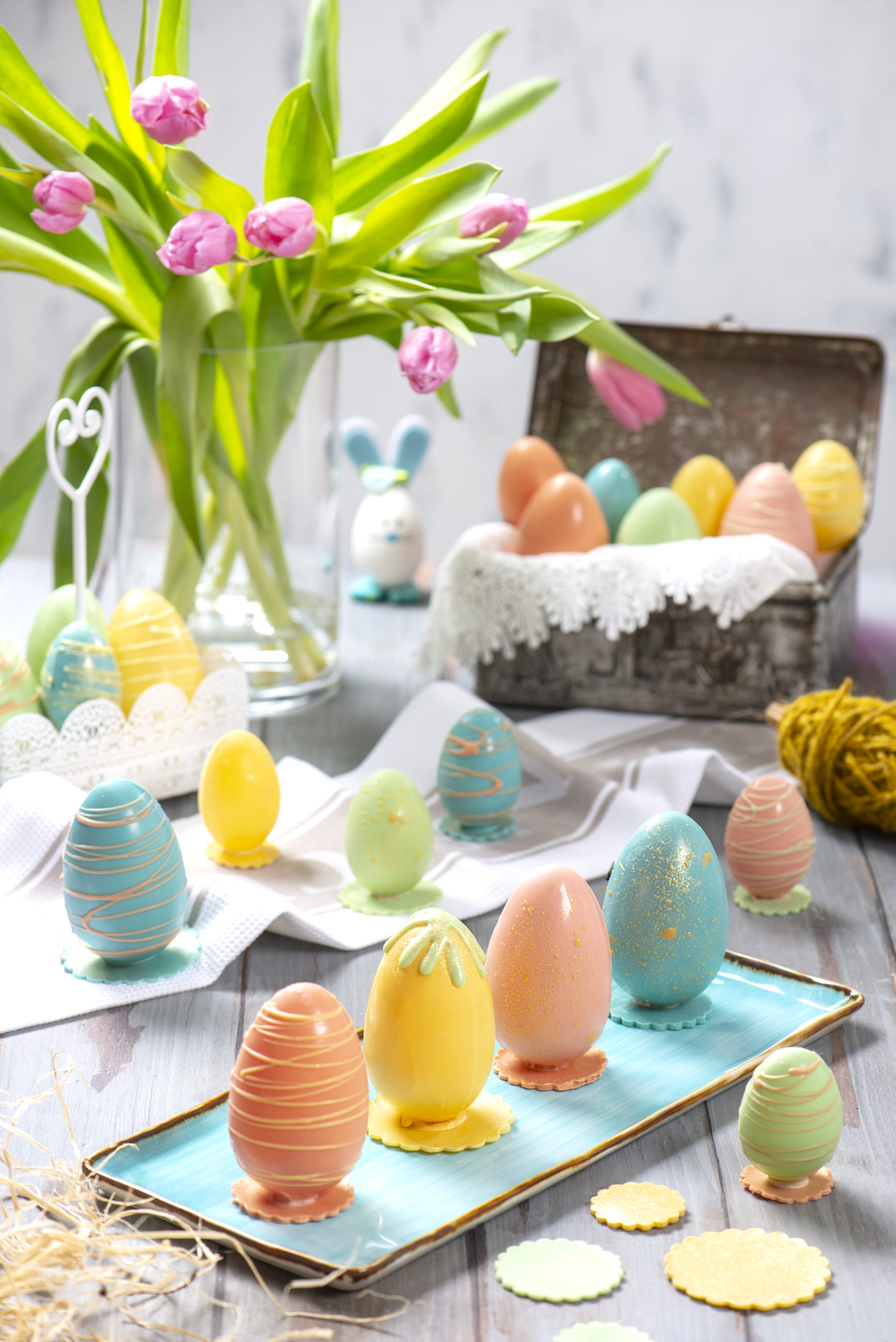 Stampo Policarbonato Uova 70 Grammi - 4 Cavità