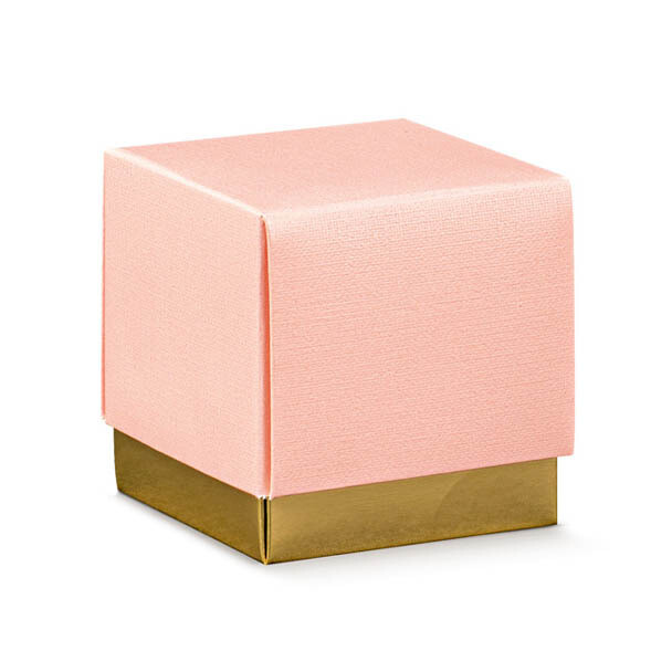 Scatolina Porta Confetti "Fleur" Rosa Pezzi 10