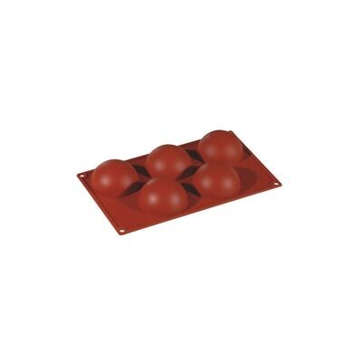 Stampo Silikone Semisfera  5 Impronte  134 Ml