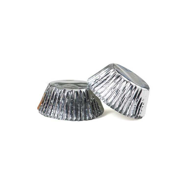 Pirottini Cupcake Argento Pezzi 50