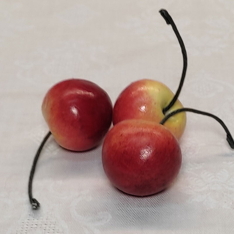 Foglie Ciliegia Stecco Frutta Martorana 25 pezzi