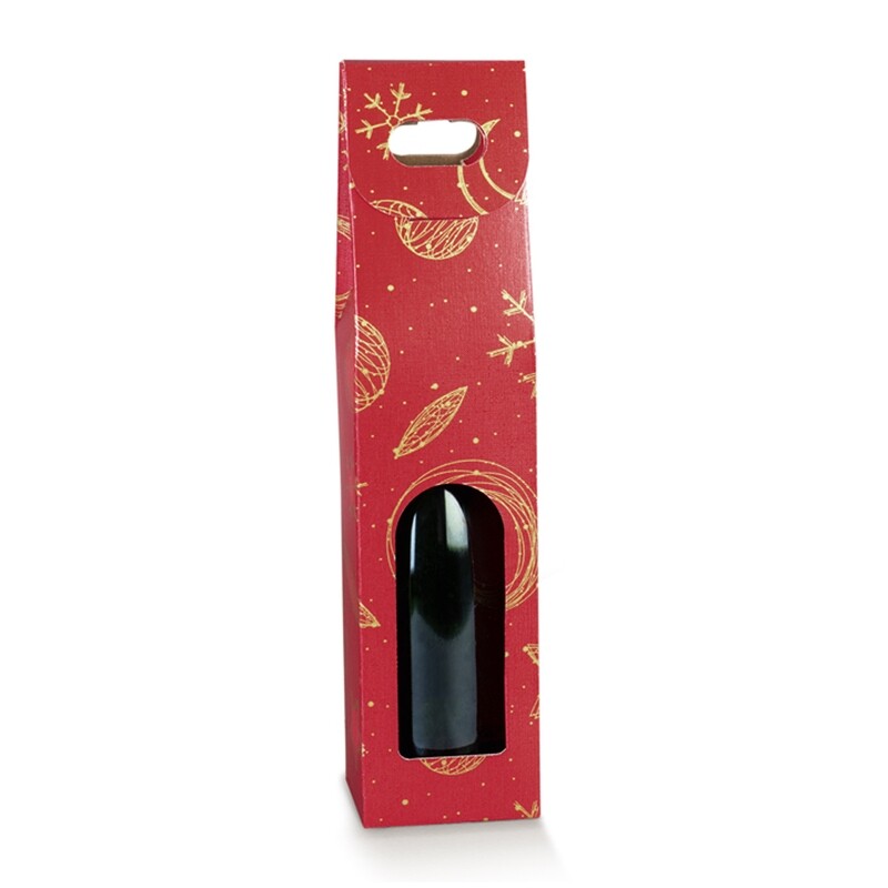Scatola Red Universe per 1 Bottiglia con Maniglia