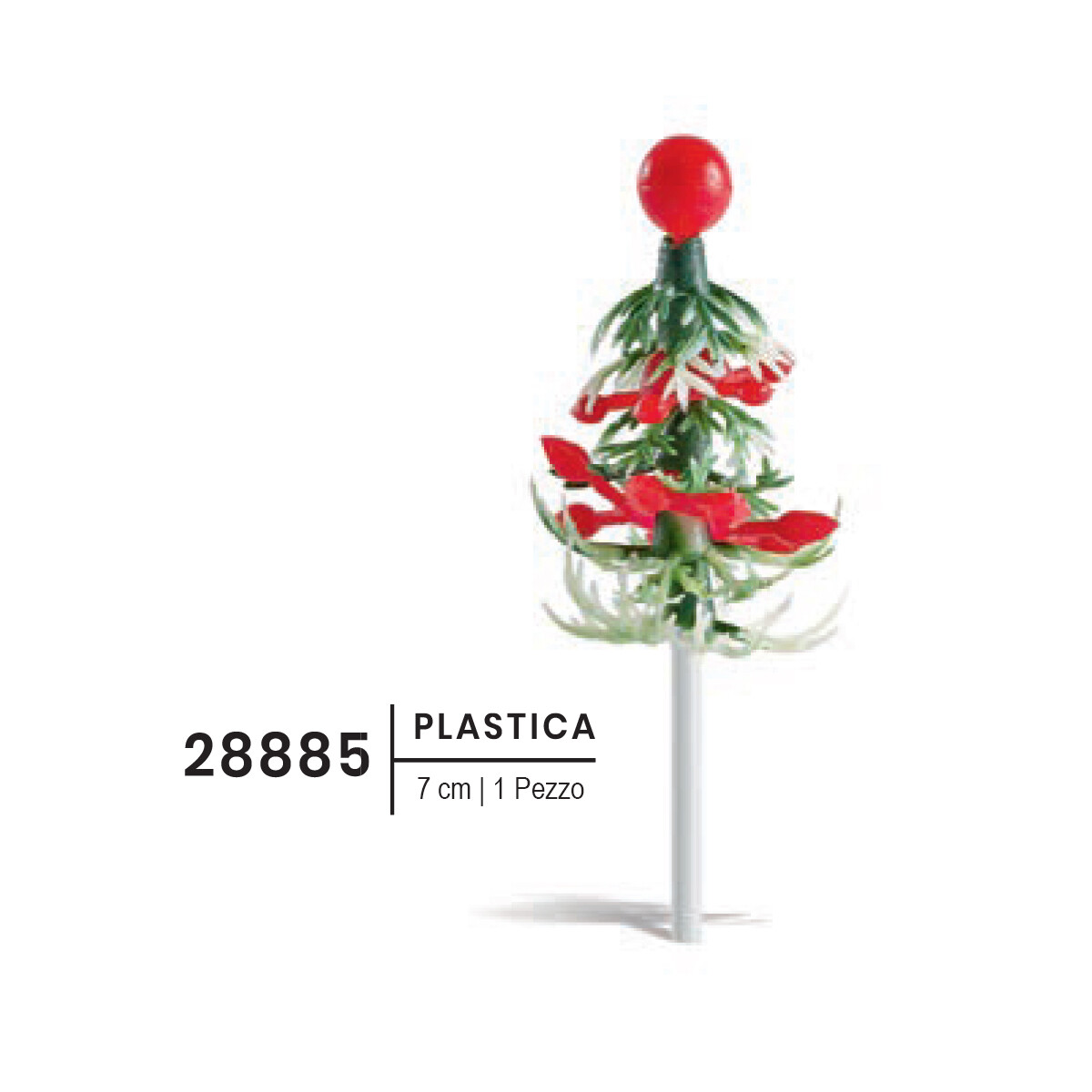 Soggetto Natale Pino in Plastica