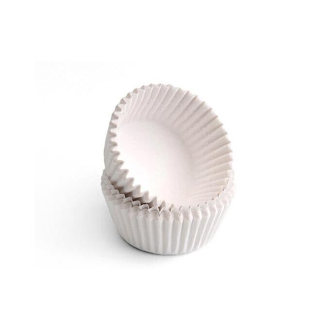 Pirottini Cupcake Bianchi Pezzi 50
