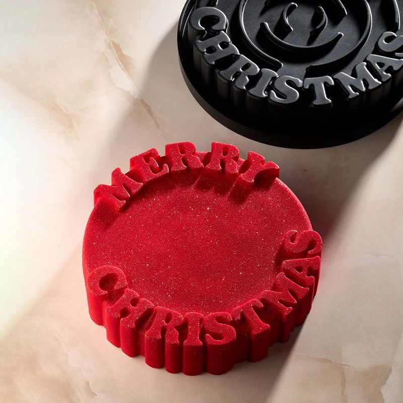 Stampo in Silicone pavocake "Merry Cristmas" Pavoni