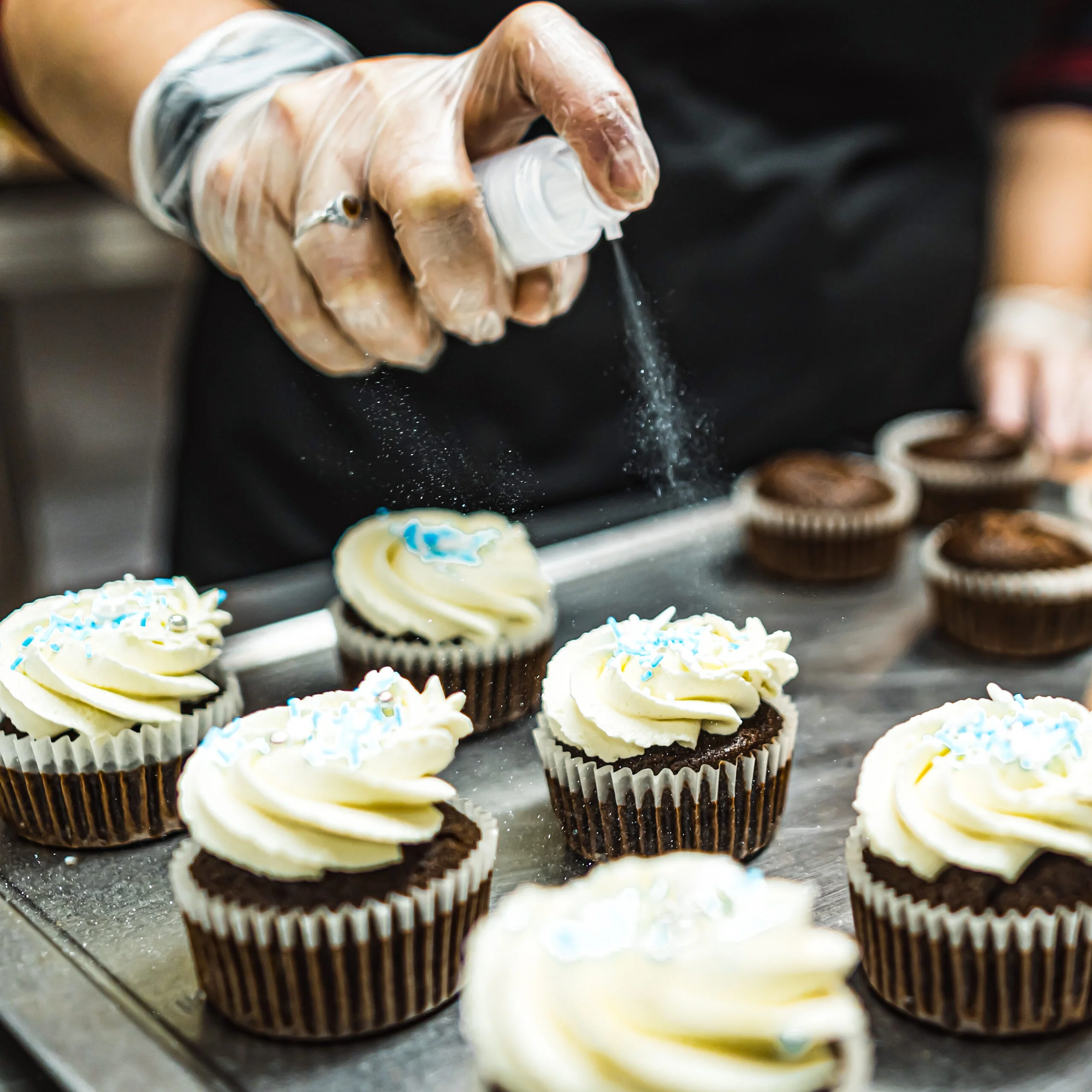 Glitter Polvere Spray Rosa Glitter Gr 10