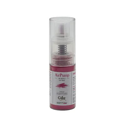 Colore Polvere Spray Rosso Glitter Gr 10