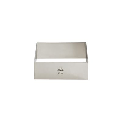 Stampo Rettangolare in Acciaio Inox 9 x 5 x h 4,5 Cm