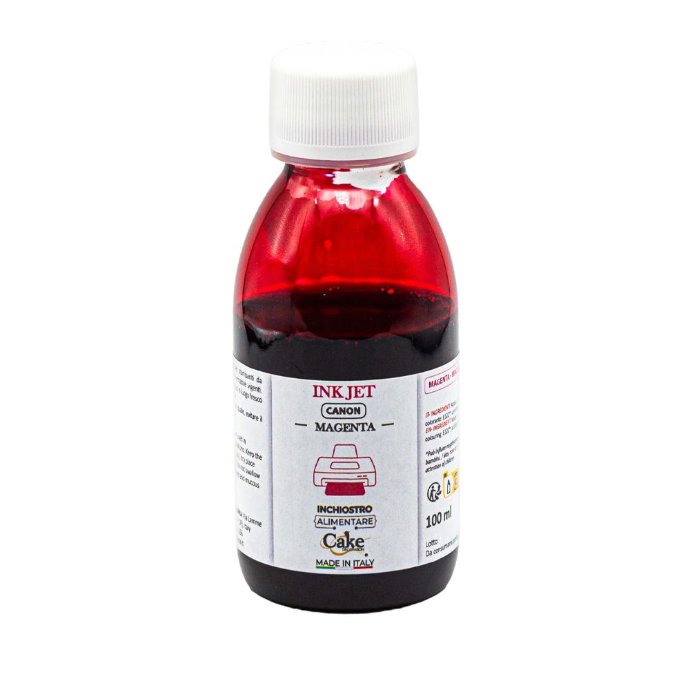 Colore per Stampante Alimentare Magenta 100 Ml