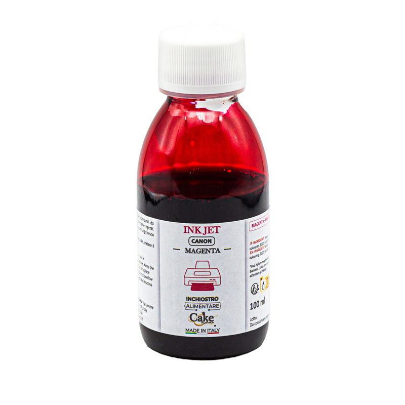 Colore per Stampante Alimentare Magenta 100 Ml