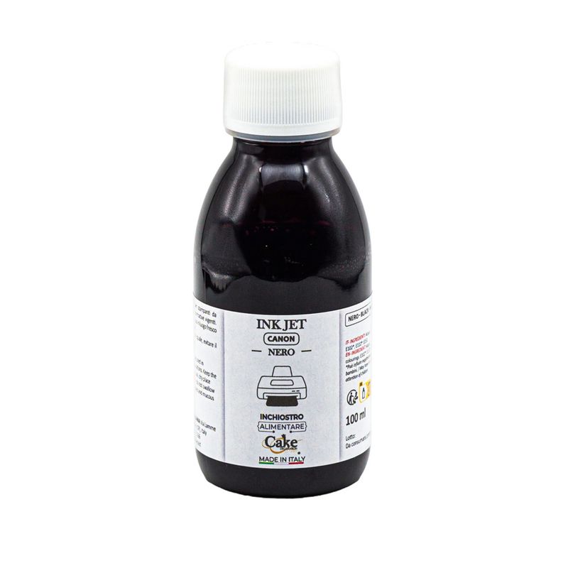 Colore per Stampante Alimentare Nero 100 Ml