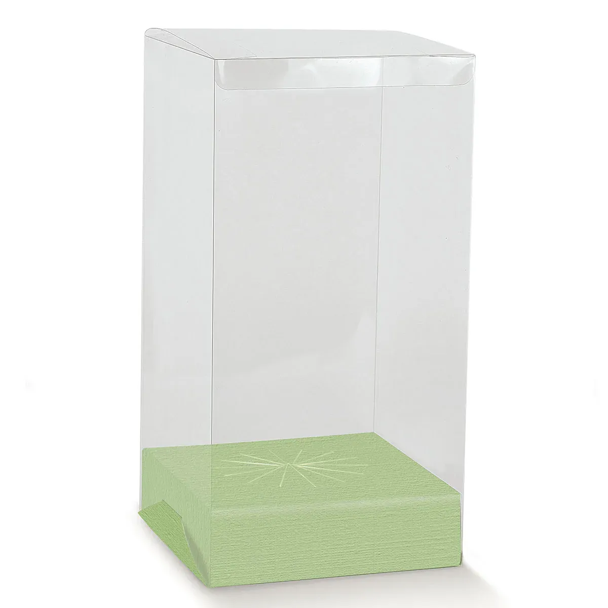 Scatola Acetato Uovo Pasqua Gr.350 Verde