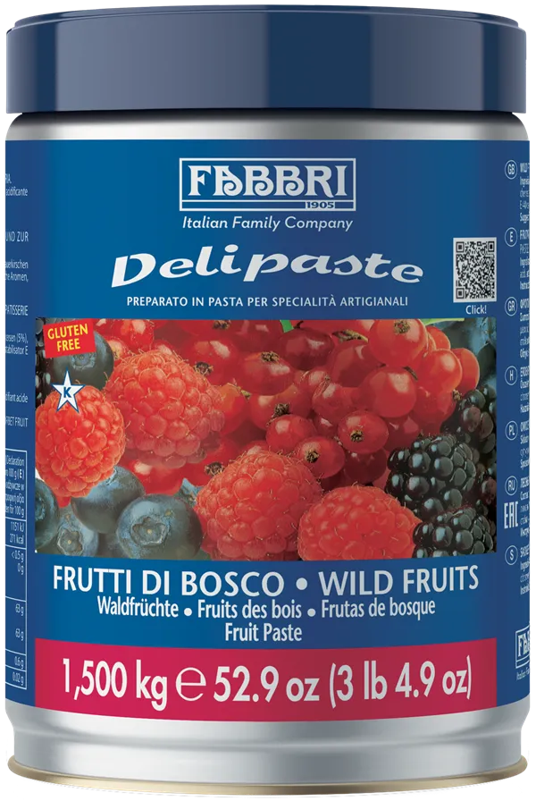 Pasta Delipaste Frutti di Bosco Lattina Kg.1,500