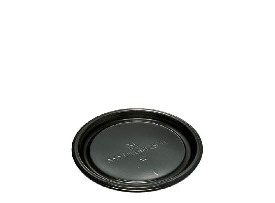 Piattini Glitter Nero Cm 9 - Pezzi 100