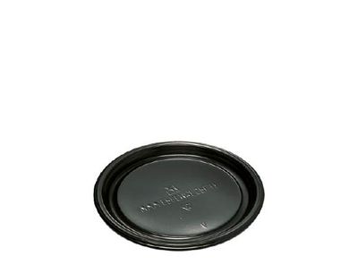 Piattini Glitter Nero Cm 9 - Pezzi 100