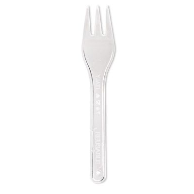 Forchettina Finger Food Trasparente - Pezzi 50
