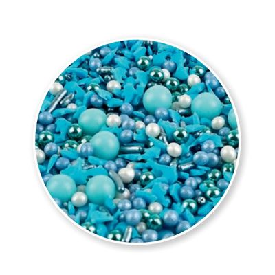 Decorazoni Sprinkless Mix Celeste Gr 100