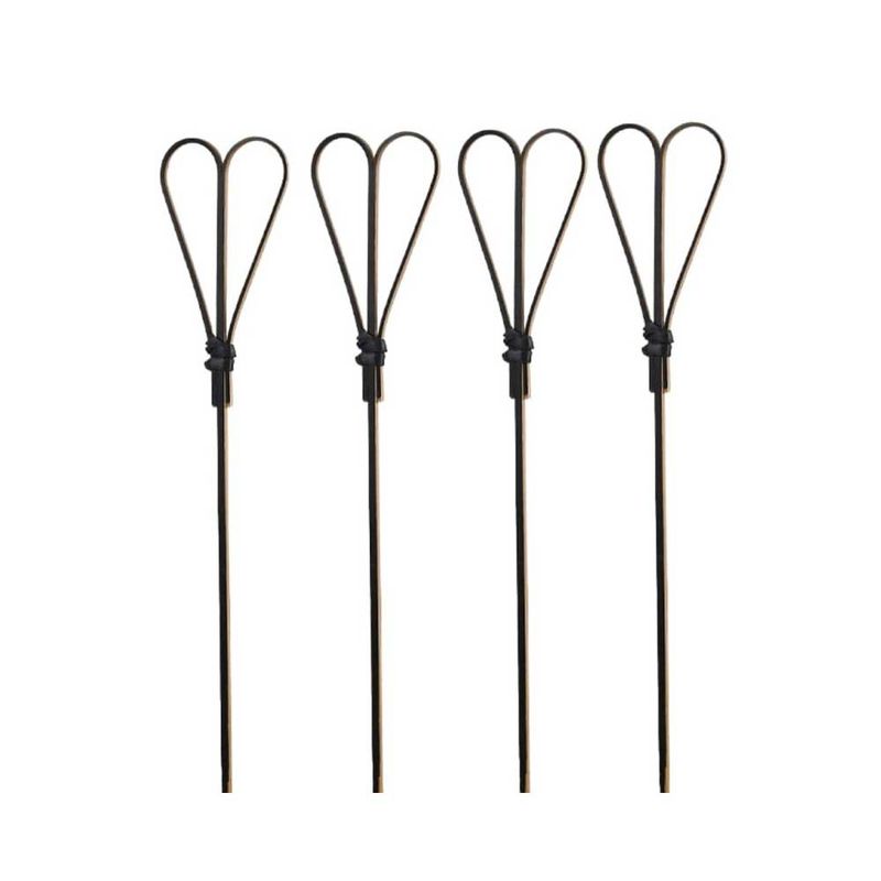 Stecconi Bamboo con Cuore Cm 15 Pezzi 100